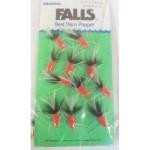 Betts Falls Fly Orange-Black Size 10 - HookMeUp
