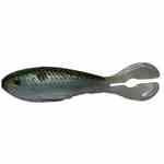 Big Bite Real Deal Shad 5' 3ct Green Gizzard Shad SPL - HookMeUp