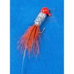 Slater Thread Neck Jig 1-32 Orange-Black #6 Hook - HookMeUp