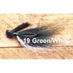 Arkie 1-4 Bucktail 6-cd Green-White - HookMeUp