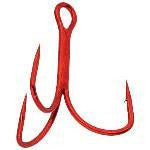 Gamakatsu Treble Hook EWG Red Size 6 10ct - HookMeUp