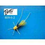 Betts Water Tickler Yellow-Black Size 6 - HookMeUp