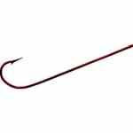 Tru Turn Cricket Hook Red Size 8 5ct - HookMeUp