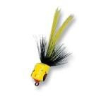 Betts Fat Gnat Yellow-Black Size 10 - HookMeUp