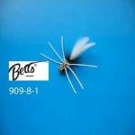 Betts Trim Gim White-Black Size 8 - HookMeUp