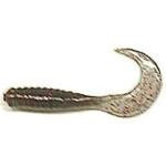 Action Bait 3' Curly Grubs 25pk Smoke Red Glitter - HookMeUp