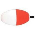 Betts Peg Foam Float Oval 2.50' 100ct Red-White - HookMeUp