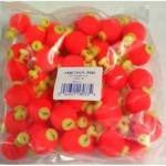 Betts Snap On Unweighted Round 0.75' 50ct Red - HookMeUp