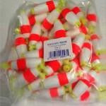 Betts Foam Float Unweighted Cigar 2.00' 50ct Red-White - HookMeUp