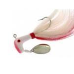 Blakemore Road Runner Bucktail 1-2oz 4-0 White-Red-White - HookMeUp