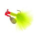 Blakemore Road Runner Maribou 1-8 Red-Chartreuse 2pk - HookMeUp