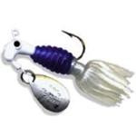 Blakemore Crappie Thunder 1-16 2ct White-Blue - HookMeUp
