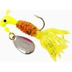 Blakemore Crappie Thunder 1-16 2ct Chartreuse-Pumpkin-Chartreuse - HookMeUp