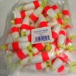 Betts Foam Float Unweighted Cigar 2.50' 50ct Red-White - HookMeUp