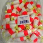 Betts Foam Float Unweighted Cigar 3.00' 50ct Red-White - HookMeUp