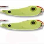 BoJole Chartreuse Spoon Size 2-0 Hook 12-Card - HookMeUp