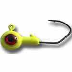 Bonehead BX Round Jig Head 1-4oz Chartreuse - HookMeUp