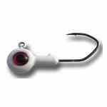 Bonehead BX Round Jig Head 1-32oz White - HookMeUp