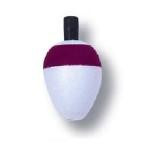 Betts Pear Foam Float 0.75' 100ct Red-White - HookMeUp