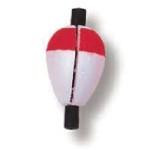 Betts Float Pear Slotted 0.75' 100ct Red-White - HookMeUp