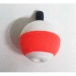 Betts Peg Foam Float Round 1.25' 100ct Red-White - HookMeUp