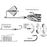 Do-It Buzz Bait Mold 1-8, 1-4oz - HookMeUp