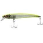 Bomber Long A 1.25oz Silver Flash Chartreuse Back - HookMeUp