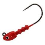 Bomber Shad Jig Head 1-4 8ct Red - HookMeUp
