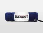 Baittowel Microfiber 15'x15' w-Clip Navy Blue - HookMeUp