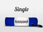 Baittowel Microfiber 15'x15' w-Clip Royal Blue - HookMeUp
