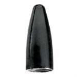 Bullet Weight Painted Worm Sinker Black 5ct 3-16oz - HookMeUp