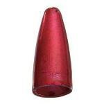 Bullet Weight Painted Worm Sinker Red 5ct 3-8oz - HookMeUp