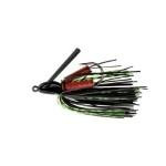 Booyah Swimin Jig 3-8 Black-Chartreuse - HookMeUp