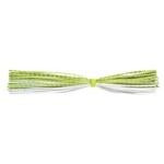 Booyah Blade Skirt Silver Scale Chartreuse-White - HookMeUp
