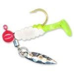 Slider Charlie Bee 1-16oz White-Chartreuse - HookMeUp
