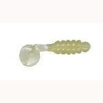Slider Pan Fish Grub 1' 20ct Glow - HookMeUp