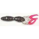 Southern Pro 1.5' Crappie Craw 10ct Smoke Red - HookMeUp