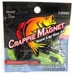 Leland Crappie Magnet 1.5' 15ct Black-Chartreuse Flash - HookMeUp