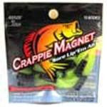 Leland Crappie Magnet 1.5' 15ct Black-Chartreuse - HookMeUp