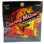 Leland Crappie Magnet 1.5' 15ct Orange-Chartreuse - HookMeUp