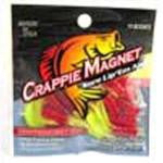 Leland Crappie Magnet 1.5' 15ct Red-Chartreuse - HookMeUp