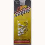 Crappie Magnet Double Cross Heads 5ct 1-16oz White - HookMeUp