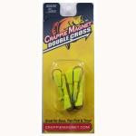 Leland Crappie Magnet Replacement Heads 5ct 1-8oz Chartreuse - HookMeUp