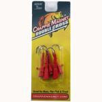 Leland Crappie Magnet Replacement Heads 5ct 1-8oz Red - HookMeUp