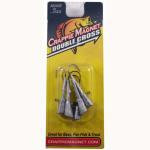 Leland Crappie Magnet Replacement Heads 5ct 1-8oz Unpainted - HookMeUp
