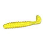 Slider Crappie Grubs 2' 20ct Yellow - HookMeUp