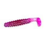 Slider Crappie Grubs 2' 20ct Purple-Pink Tail - HookMeUp