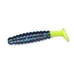 Slider Crappie Grubs 2' 20ct Star Light-Ch-Bk-Blue Laminate - HookMeUp