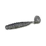 Slider Crappie Grubs 2' 20ct Smoke Glitter - HookMeUp