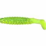 Slider Crappie Grubs 2' 20ct Lemonade - HookMeUp